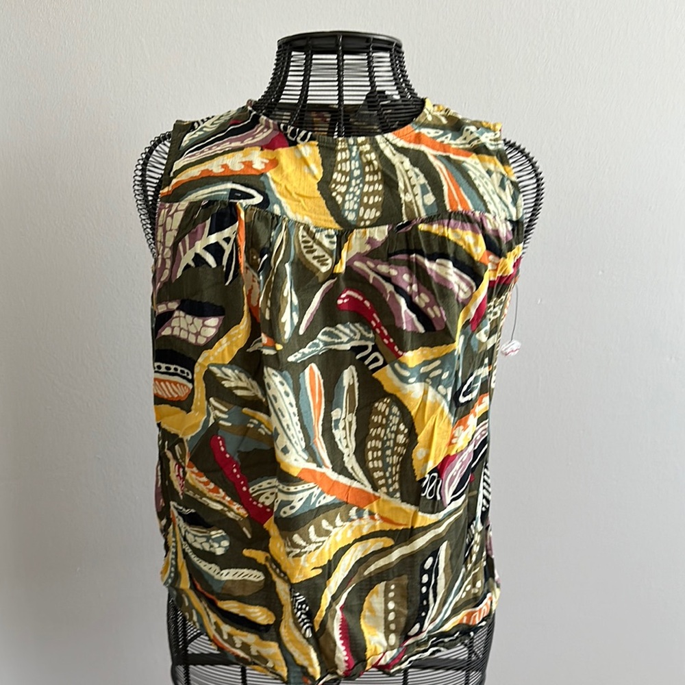 Multicolor Sleeveless Women's Top